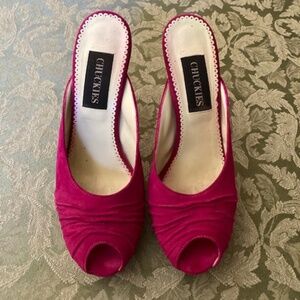 CHUCKiES New York Suede Heels made in Italy